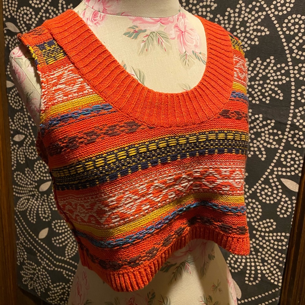 Free People Crop Sweater